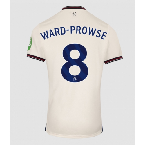 Billige Fotballdrakt West Ham United James Ward-Prowse #8 Replika Bortedrakt 2025-26 Kortermet Billige Fotballdrakt West Ham United James Ward-Prowse #8 Replika Bortedrakt 2025-26 Kortermet